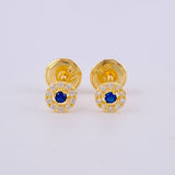 Topos Halo 0.55g / in / 4.4mm Oro Amarillo 18K