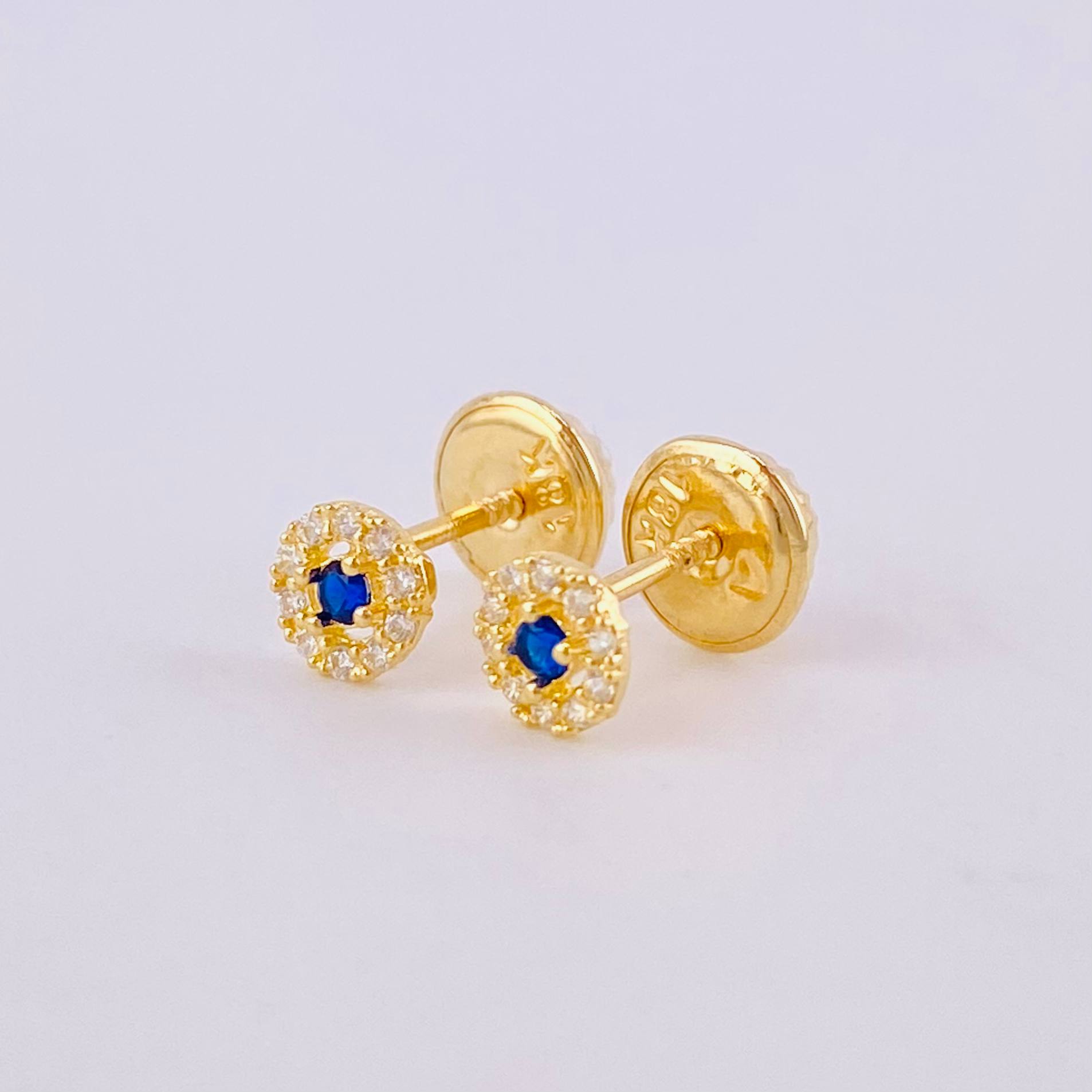 Topos Halo 0.55g / in / 4.4mm Oro Amarillo 18K