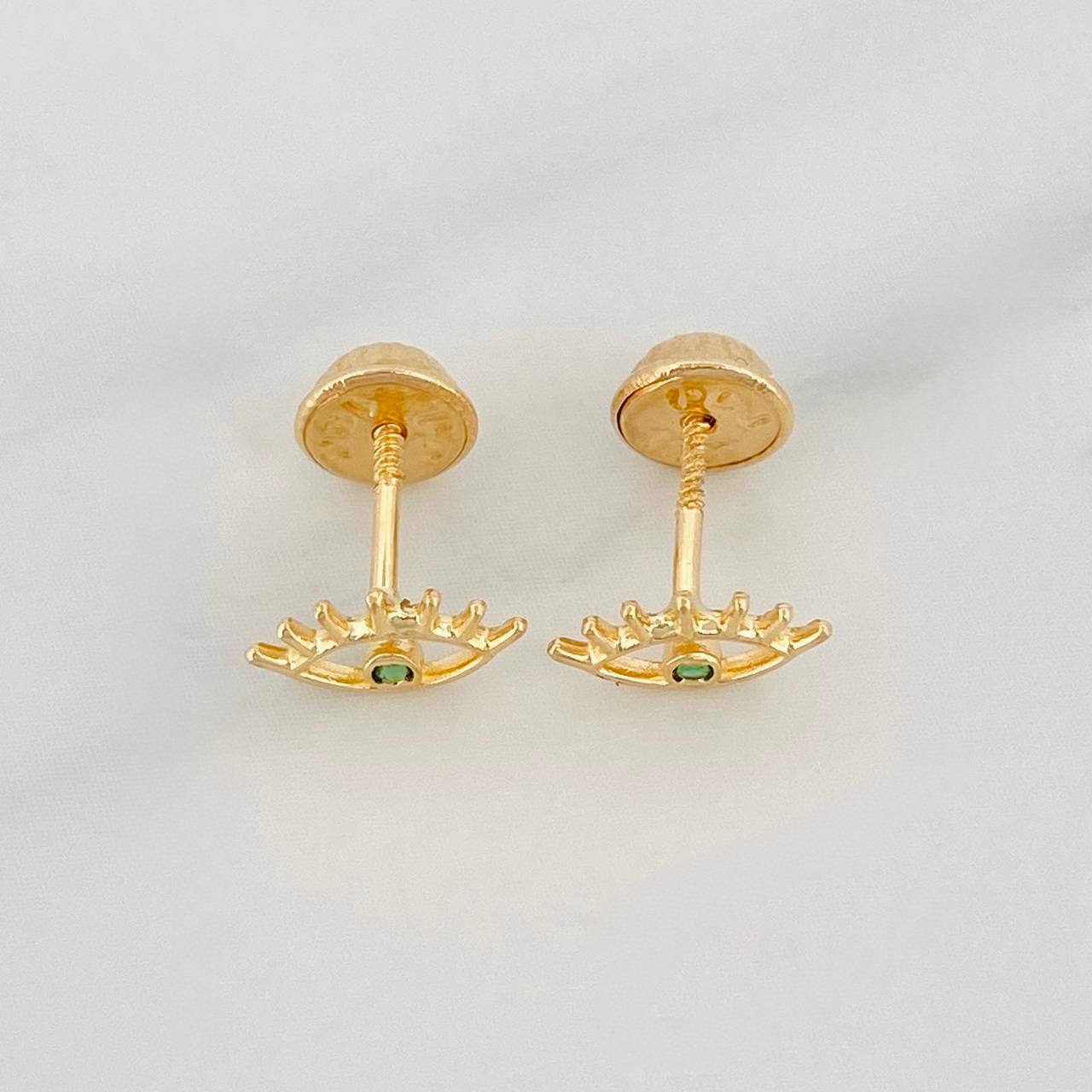 Topos Silueta Ojo 0.65g / in / 8.3mm Oro Amarillo 18K
