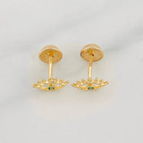Topos Silueta Ojo 0.65g / in / 8.3mm Oro Amarillo 18K