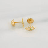 Topos Silueta Ojo 0.65g / in / 8.3mm Oro Amarillo 18K