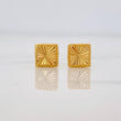 Topos Cuadrado Diamantado 0.7g / in / 6.06mm Oro Amarillo 18K