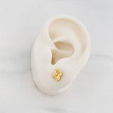 Topos Flor Trebol 0.85g / in / 6.83mm Oro Amarillo 18K
