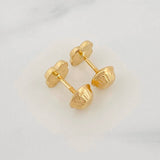 Topos Flor Trebol 0.65g / in / 5.25mm Oro Amarillo 18K