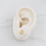 Topos Flor Trebol 0.65g / in / 5.25mm Oro Amarillo 18K