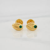 Topos Grano de Cafe 0.65g / in / 7.5mm Oro Amarillo 18K