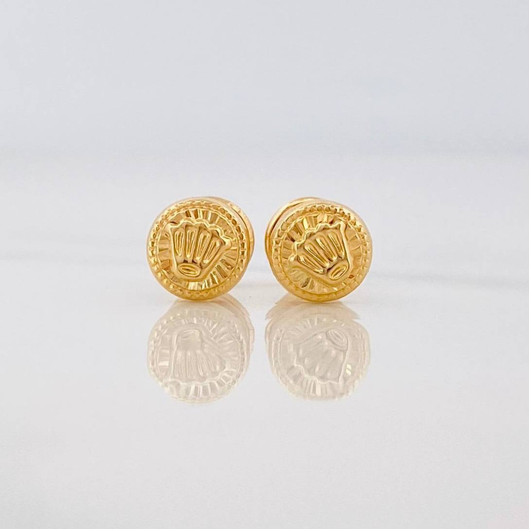 Topos Circulo Corona 0.65g / in / 5.83mm Oro Amarillo 18K