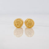 Topos Circulo Corona 0.65g / in / 5.83mm Oro Amarillo 18K