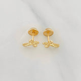 Topos Cruz Cristo 0.55g / in / 4.08mm Oro Amarillo 18K