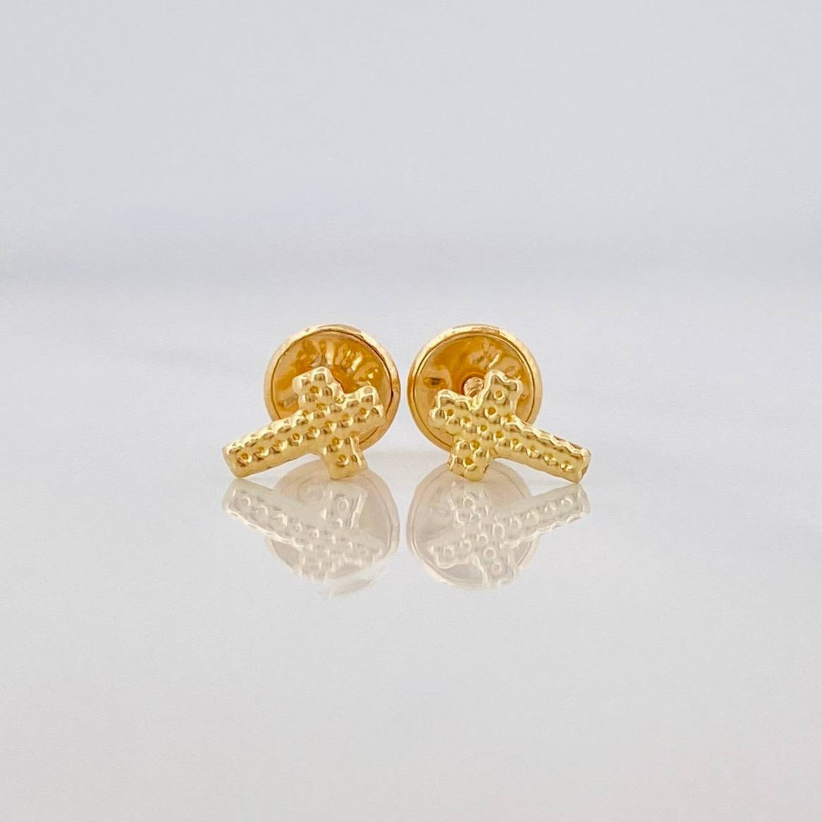 Topos Cruz 0.45g / in / 4.08mm Oro Amarillo 18K