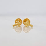 Topos Cruz 0.45g / in / 4.08mm Oro Amarillo 18K