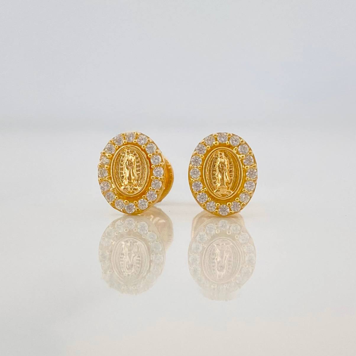 Topos Virgen de Guadalupe 1.1g / in / 6.15mm Oro Amarillo 18K