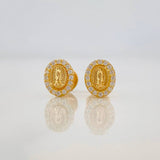 Topos Virgen de Guadalupe 1.1g / in / 6.15mm Oro Amarillo 18K