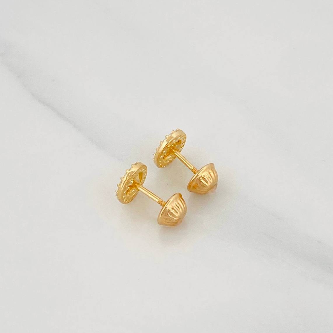 Topos Virgen de Guadalupe 1.1g / in / 6.15mm Oro Amarillo 18K