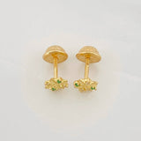 Topos Copos de Nieve 0.7g / in / 5.15mm Oro Amarillo 18K