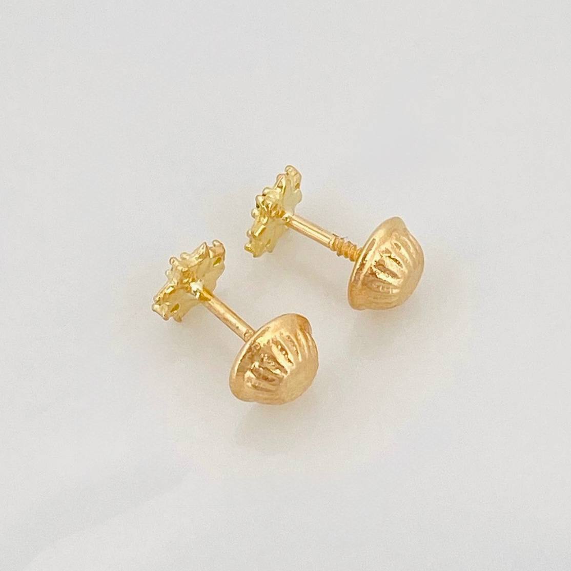 Topos Copos de Nieve 0.7g / in / 5.15mm Oro Amarillo 18K