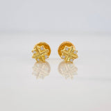 Topos Copos de Nieve 0.7g / in / 5.15mm Oro Amarillo 18K