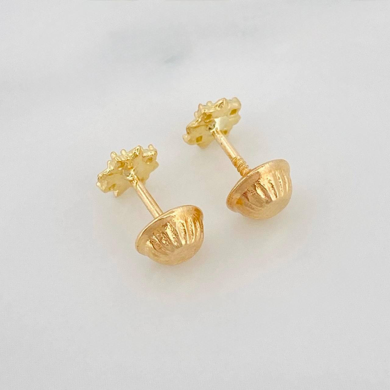 Topos Copos de Nieve 0.7g / in / 5.15mm Oro Amarillo 18K