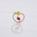 Pendant Spiral Silhouette 0.9g / 1/2 in Yellow Gold 18K