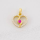 Pendant Spiral Silhouette 0.9g / 1/2 in Yellow Gold 18K