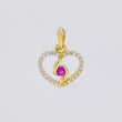 Pendant Spiral Silhouette 0.9g / 1/2 in Yellow Gold 18K