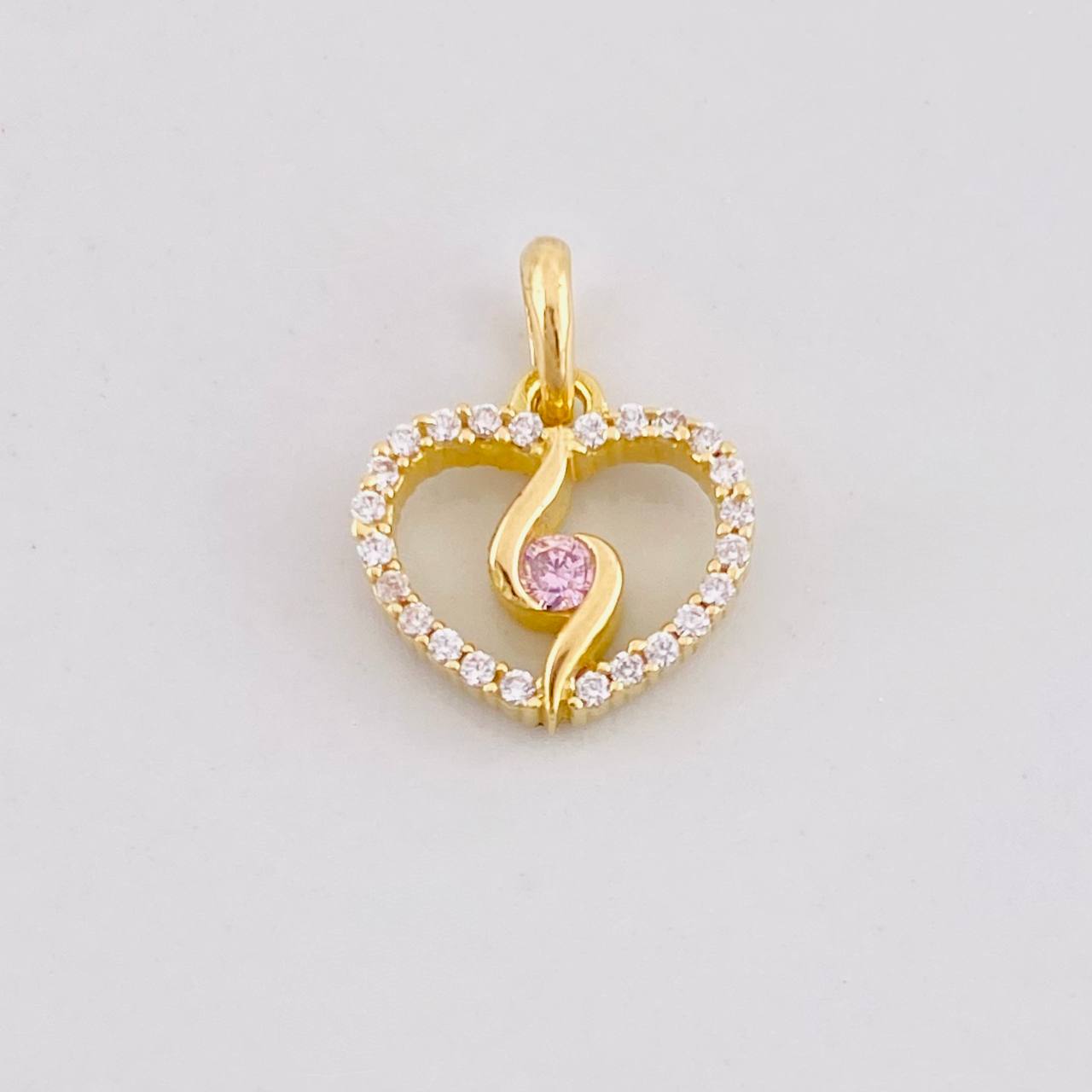Pendant Spiral Silhouette 0.9g / 1/2 in Yellow Gold 18K