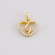 Pendant Spiral Silhouette 0.9g / 1/2 in Yellow Gold 18K