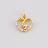 Pendant Spiral Silhouette 0.9g / 1/2 in Yellow Gold 18K