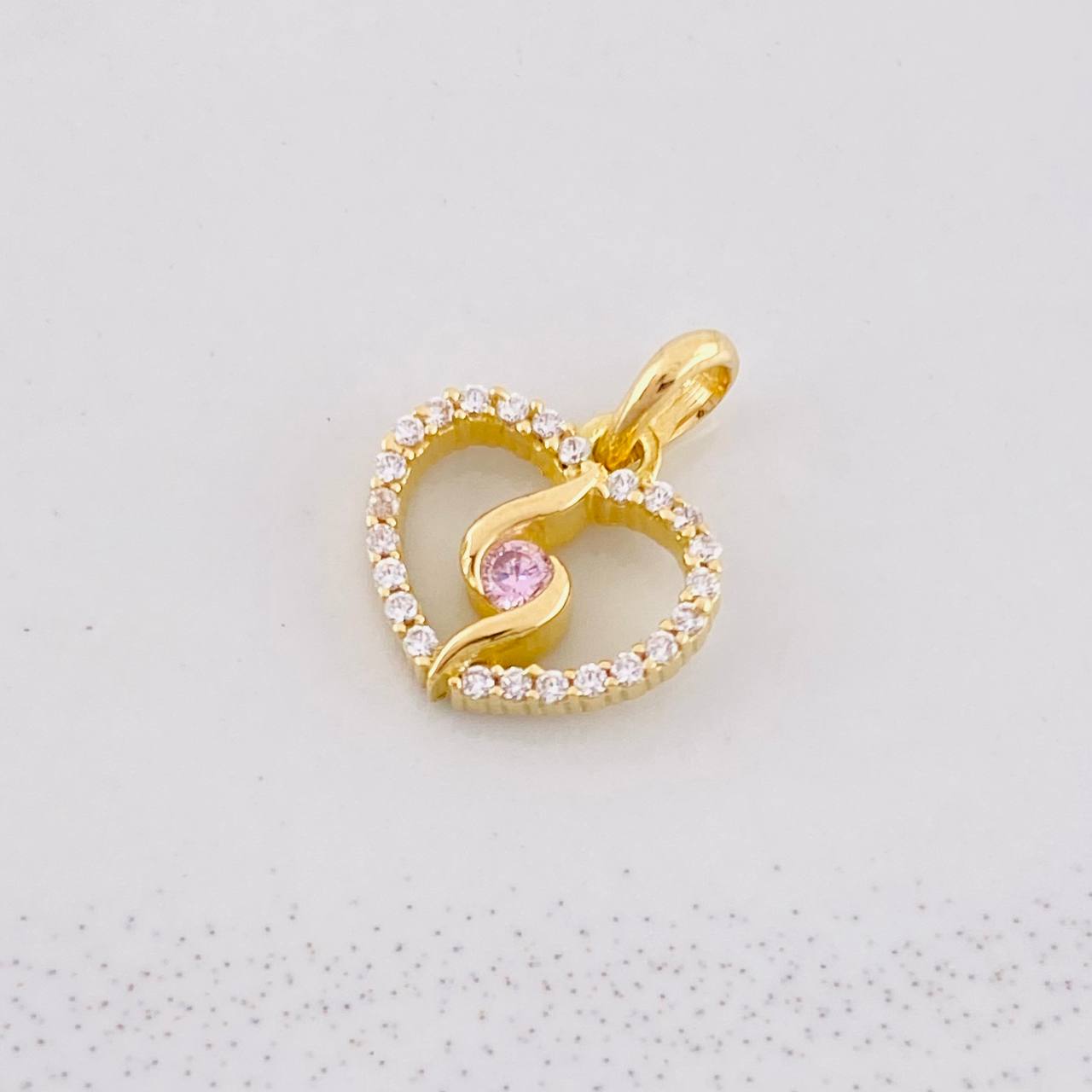 Pendant Spiral Silhouette 0.9g / 1/2 in Yellow Gold 18K