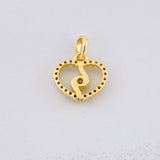 Pendant Spiral Silhouette 0.9g / 1/2 in Yellow Gold 18K