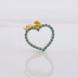 Pendant Heart Silhouette 0.65g / 1/2 in Yellow Gold 18K