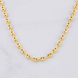 Cadena GC Diamantada 6.55g / 20 in / 3.5mm Oro Amarillo 18K