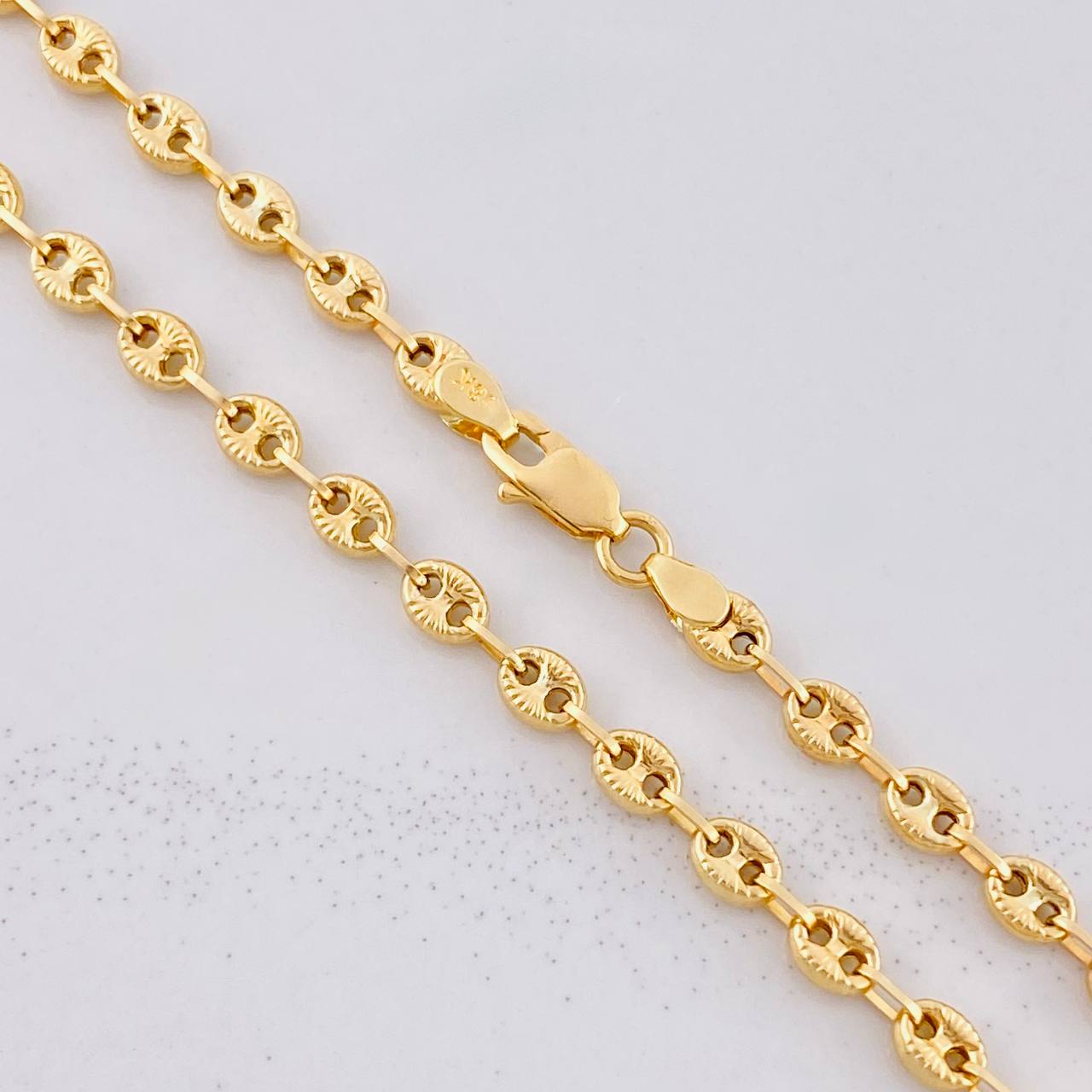 Cadena GC Diamantada 6.55g / 20 in / 3.5mm Oro Amarillo 18K