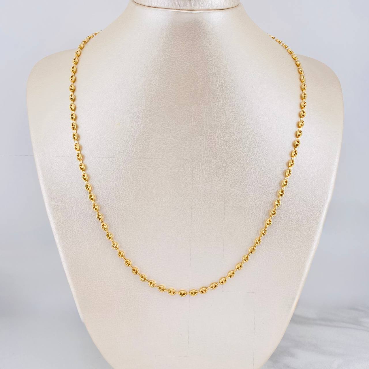 Cadena GC Diamantada 6.55g / 20 in / 3.5mm Oro Amarillo 18K