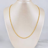 Cadena GC Diamantada 6.55g / 20 in / 3.5mm Oro Amarillo 18K