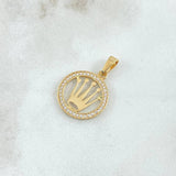 Pendant Frame Crown Rx 1.25gr / 2.4cm / 18K Gold