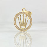 Pendant Frame Crown Rx 1.2gr / 2.3cm / 18K Gold