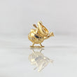 Pendant Helicopter 1gr / 1.9cm / Smooth 18K Yellow Gold *