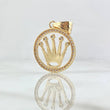 Pendant Frame Crown 4.4gr / 1.3in / 18K Gold