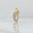 Dije Virgen Maria 1.3gr / 2.2cm / Silueta Ovalo Oro Amarillo 18K ©