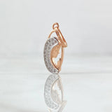 Dije Virgen Maria 1.2gr / 2.2cm / Silueta Ovalo Oro Rosa 18K ©