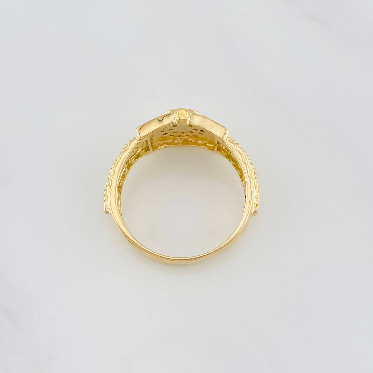 Anillo Correa Corona 3.9g / T6 1/2 Oro Amarillo 18K