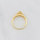 Anillo Solitario Churumbela Corazón 2.55g / T6 3/4 Oro Amarillo 18K