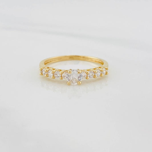 Anillo Solitario Churumbela 1.7g / T6 1/2 Oro Amarillo 18K