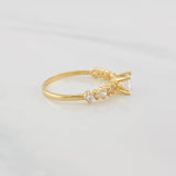 Anillo Solitario Churumbela 1.7g / T6 Oro Amarillo 18K