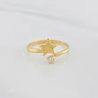 Anillo Estrella 1.5g / T6 Oro Amarillo 18K