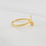 Anillo Estrella 1.5g / T6 Oro Amarillo 18K