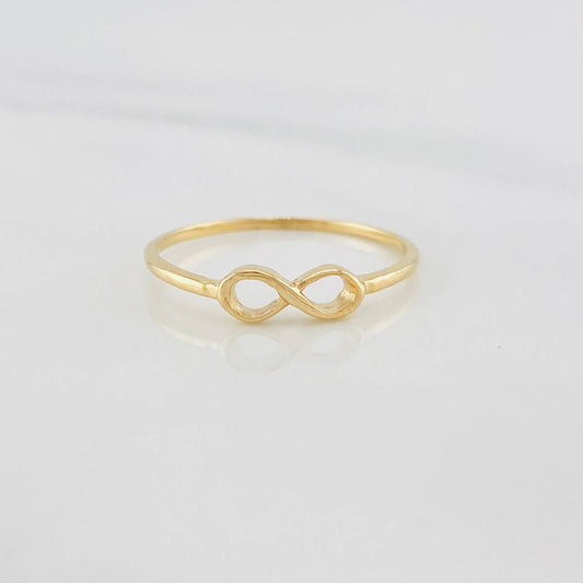 Infinity Ring 0.8g / T6 Yellow Gold 18K