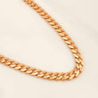 Cadena Cubana Infinito 19 g / 24 in / 4.8 mm Oro Rosa 18K