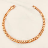 Pulso Cubano Infinito 7.1 g / 8 1/4 in / 4.9 mm Oro Rosa 18K